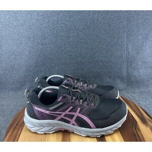 Asics Gel-Venture 9 Womens Sz 12 Wide Gray Pink Athletic Running Shoes Sneakers